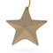 Star Paper Mache Ornament 3 Inches